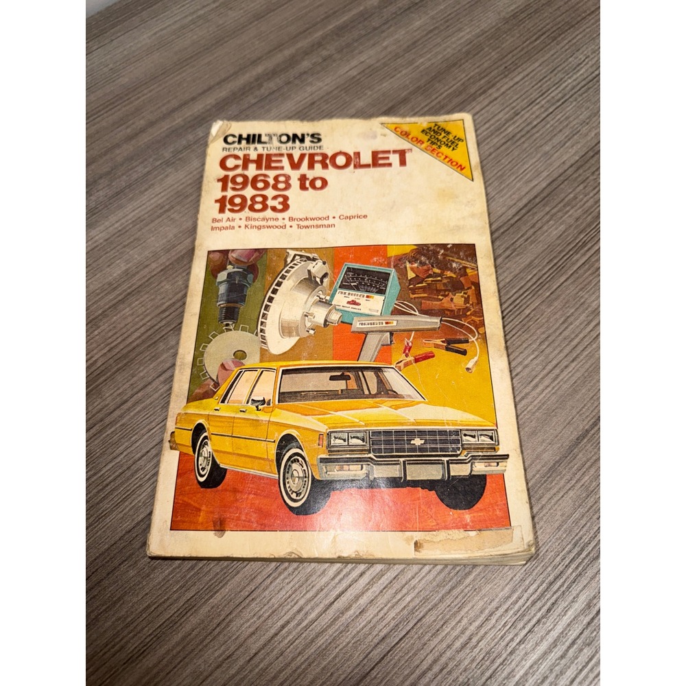 Chilton's Repair & Tune-Up Guide Chevrolet 1968 to 1983 Bel Air Caprice Book